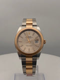 126331
Datejust 41 mm
Sundust Dial
Stainless Steel & Rose Gold 
Watch only