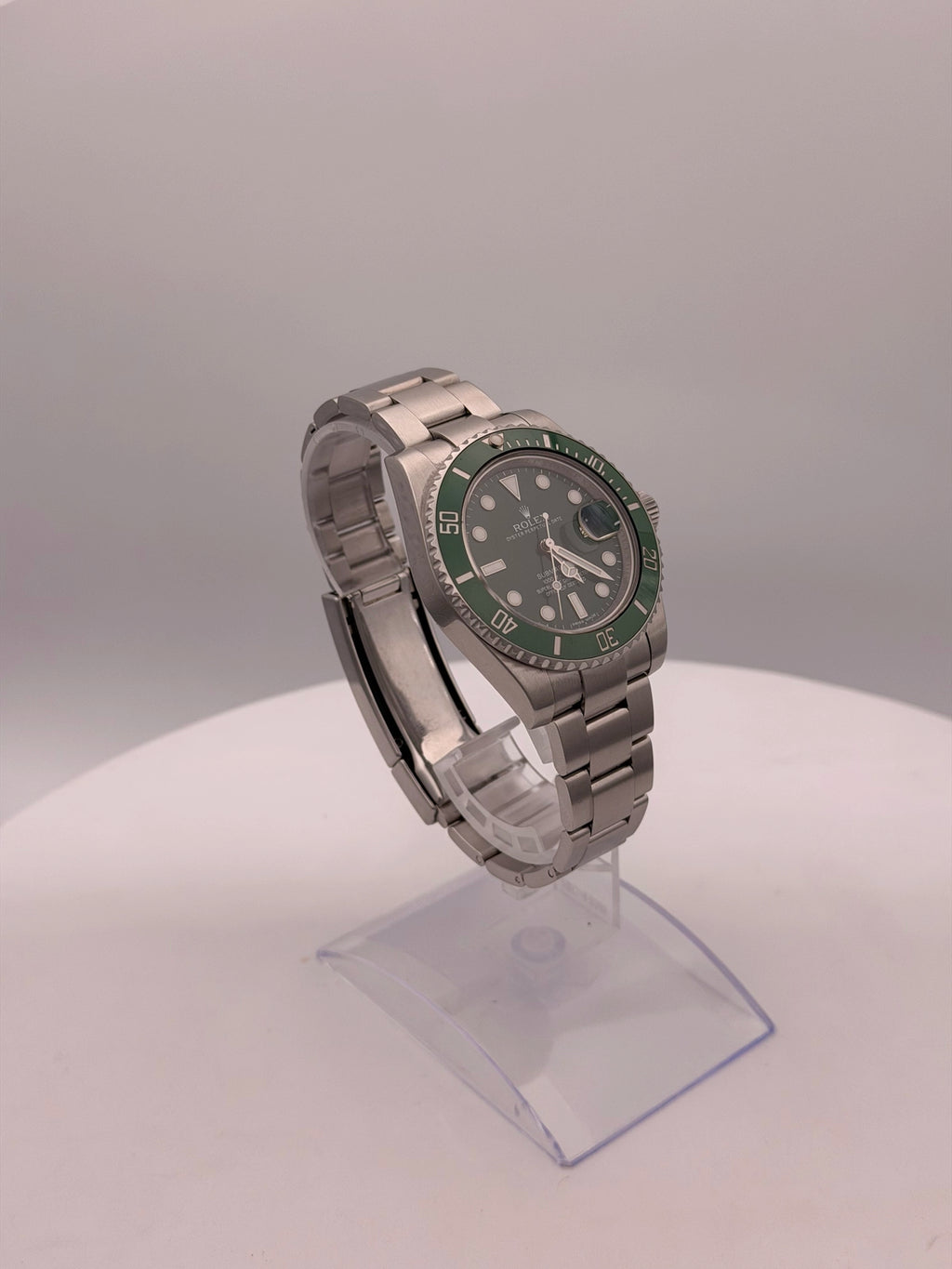 Rolex Submariner Hulk Green Dial on Oyster 116610LV Card 2012