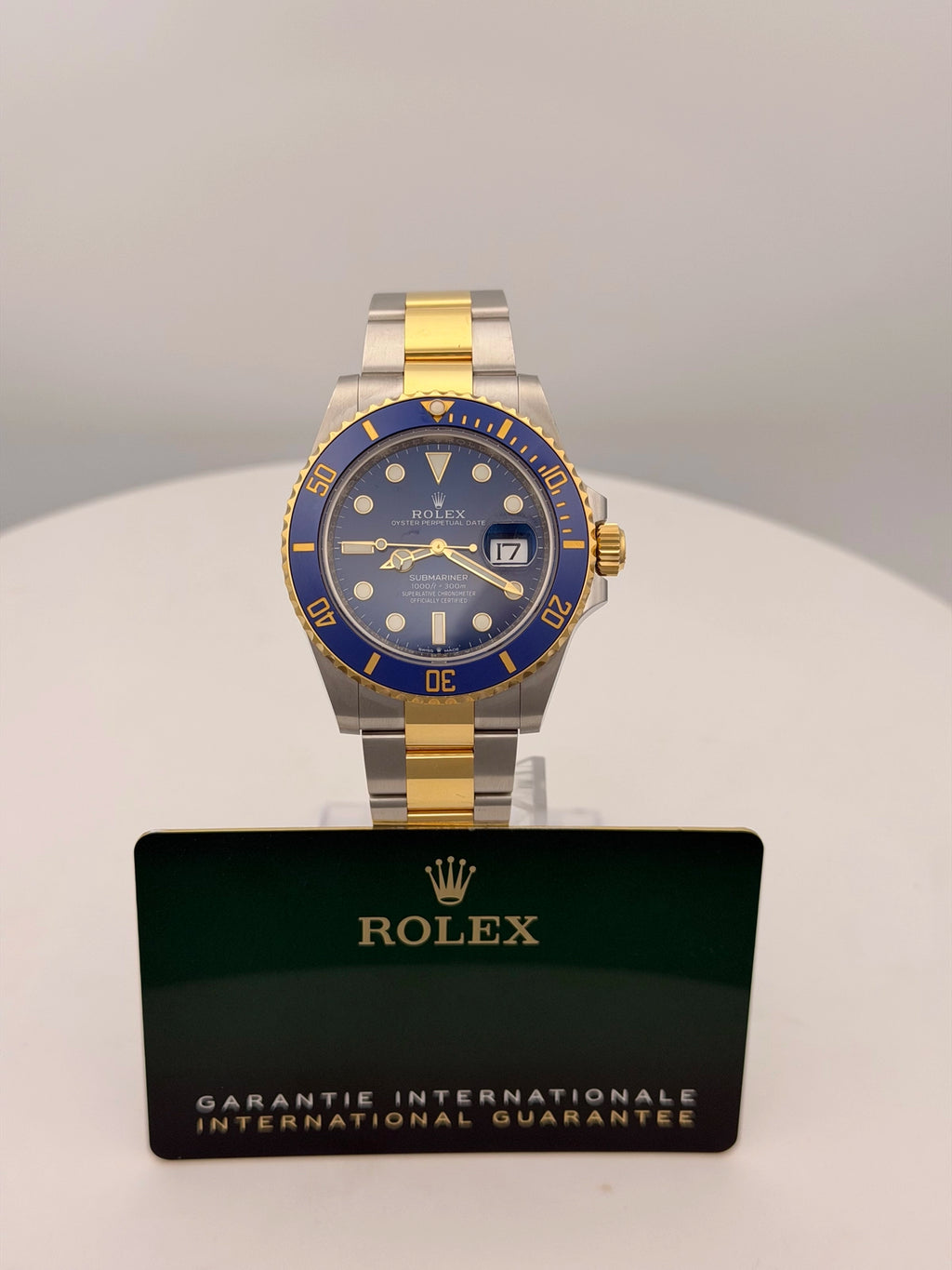Rolex Submariner Blue Dial on Oyster 126613LB Card 2023