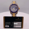 Rolex Submariner Black Index Dial on Oyster 116613 Card 2014