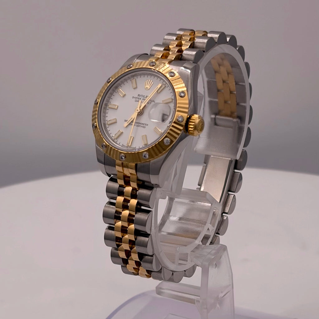 rolex Lady-Datejust white Dial on Jubilee 179313 Papers 2005
