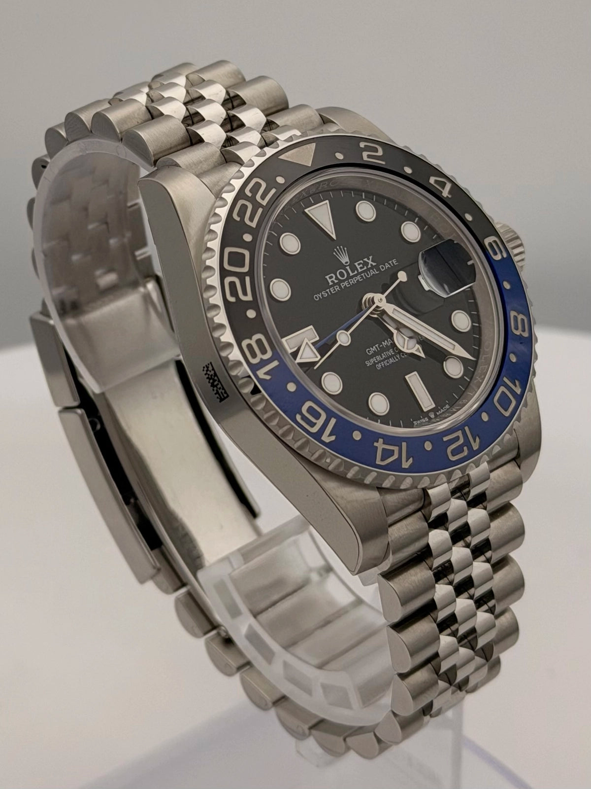 Rolex GMT-Master II Batgirl Black Dial on Jubilee 126710BLNR Card 2026