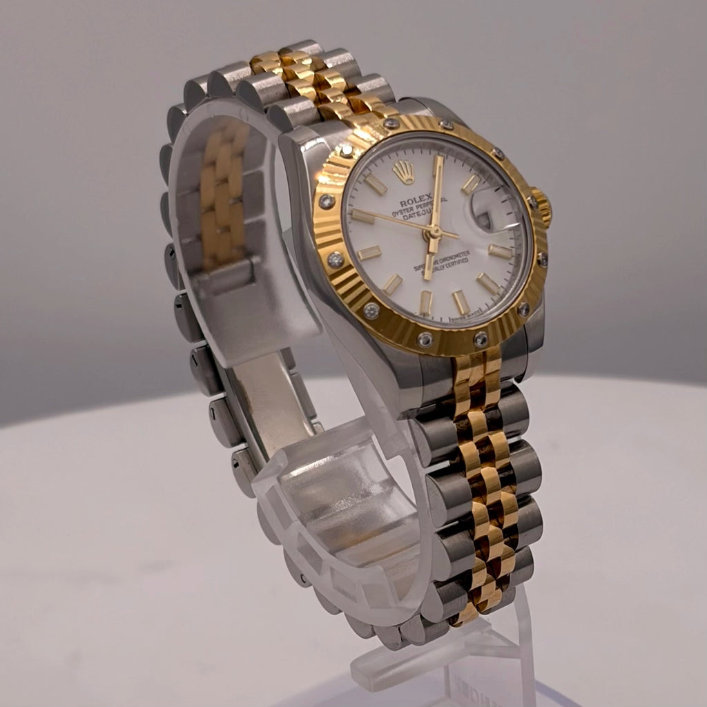 rolex Lady-Datejust white Dial on Jubilee 179313 Papers 2005