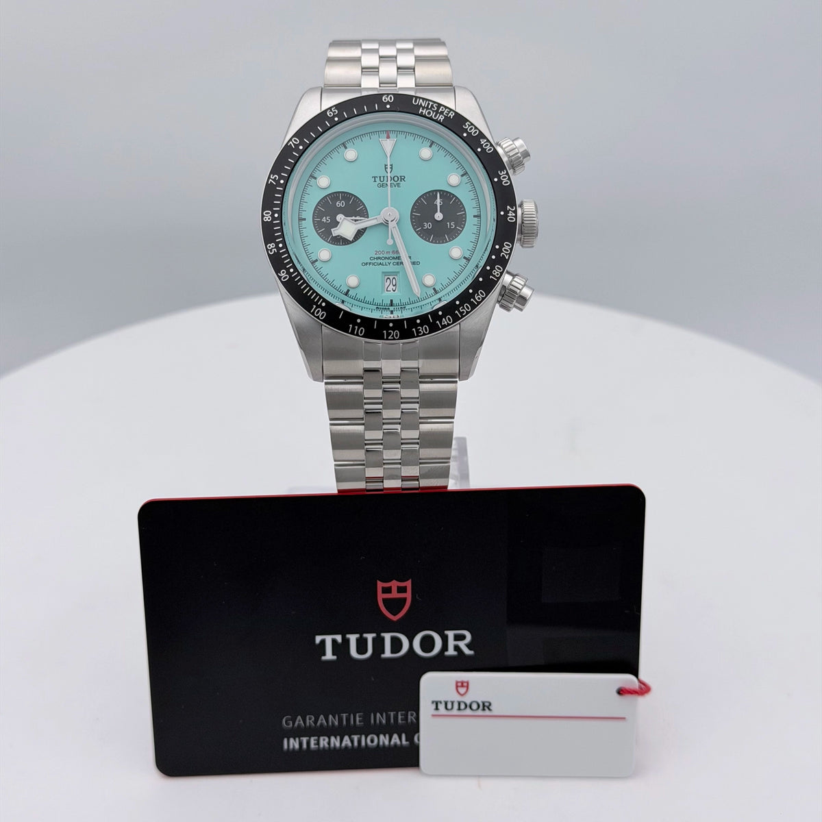 Tudor Black Bay Chrono Turquoise Dial on Stainless Steel M79360N-0024 Complete 2026