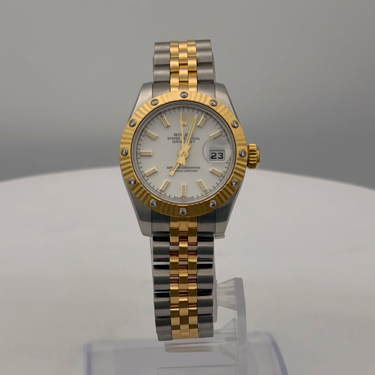 rolex Lady-Datejust white Dial on Jubilee 179313 Papers 2005