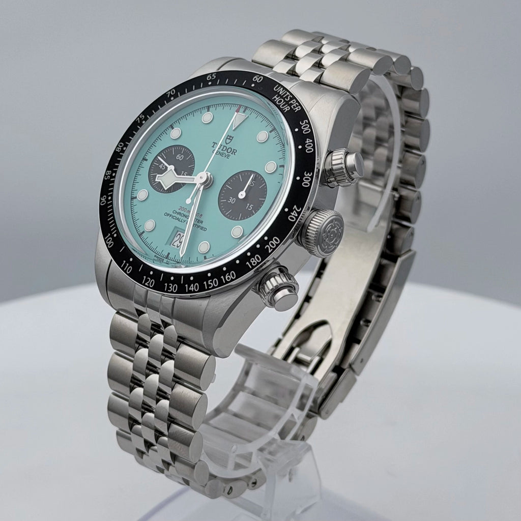 Tudor Black Bay Chrono Turquoise Dial on Stainless Steel M79360N-0024 Complete 2026